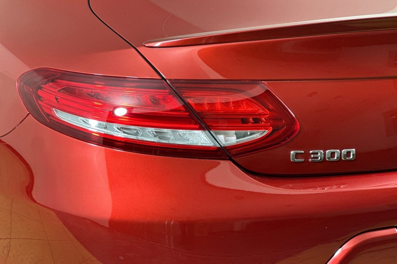 Used 2017 designo Cardinal Red Metallic Mercedes-Benz C 300 image 22