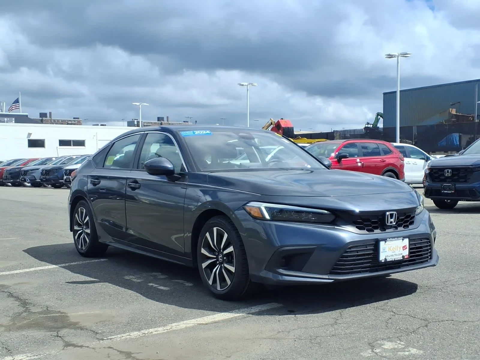 Certified Used 2024 Meteorite Gray Metallic Honda EX-L image 3