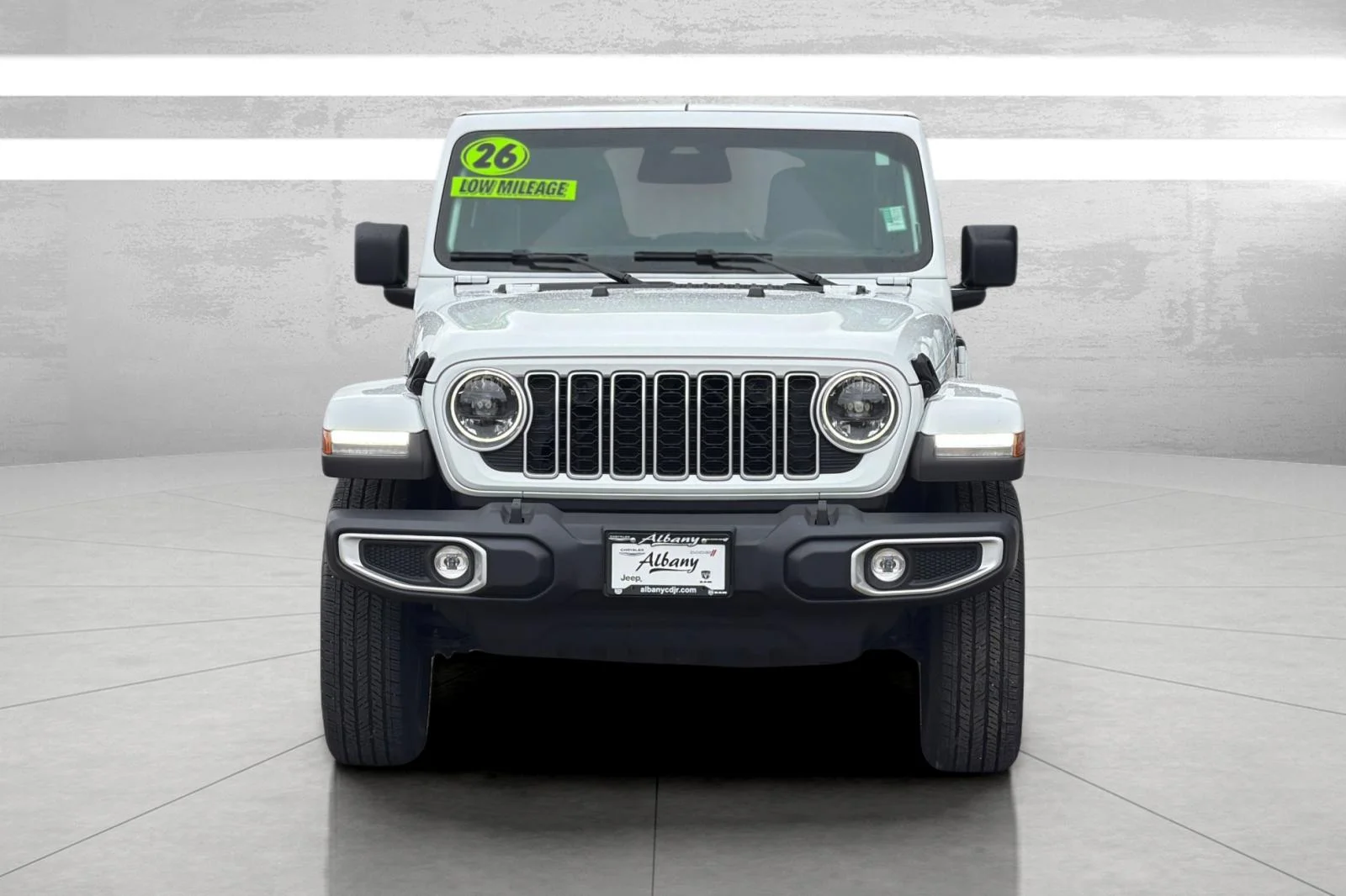 Used 2026 Bright White Clearcoat Jeep Sahara image 3