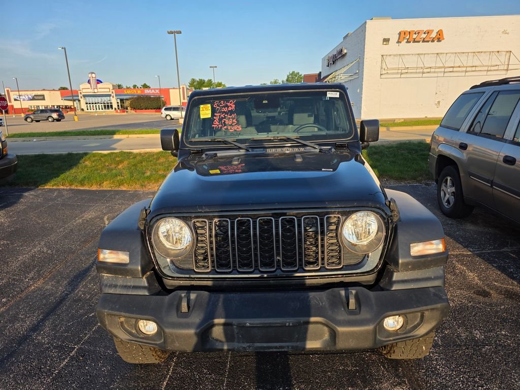 Used 2024 Black Clearcoat Jeep Sport S image 1