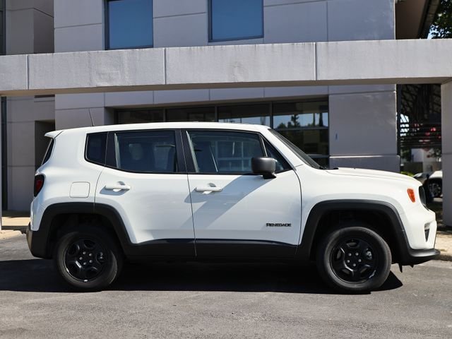 Used 2022 Alpine White Clearcoat Jeep Sport image 4