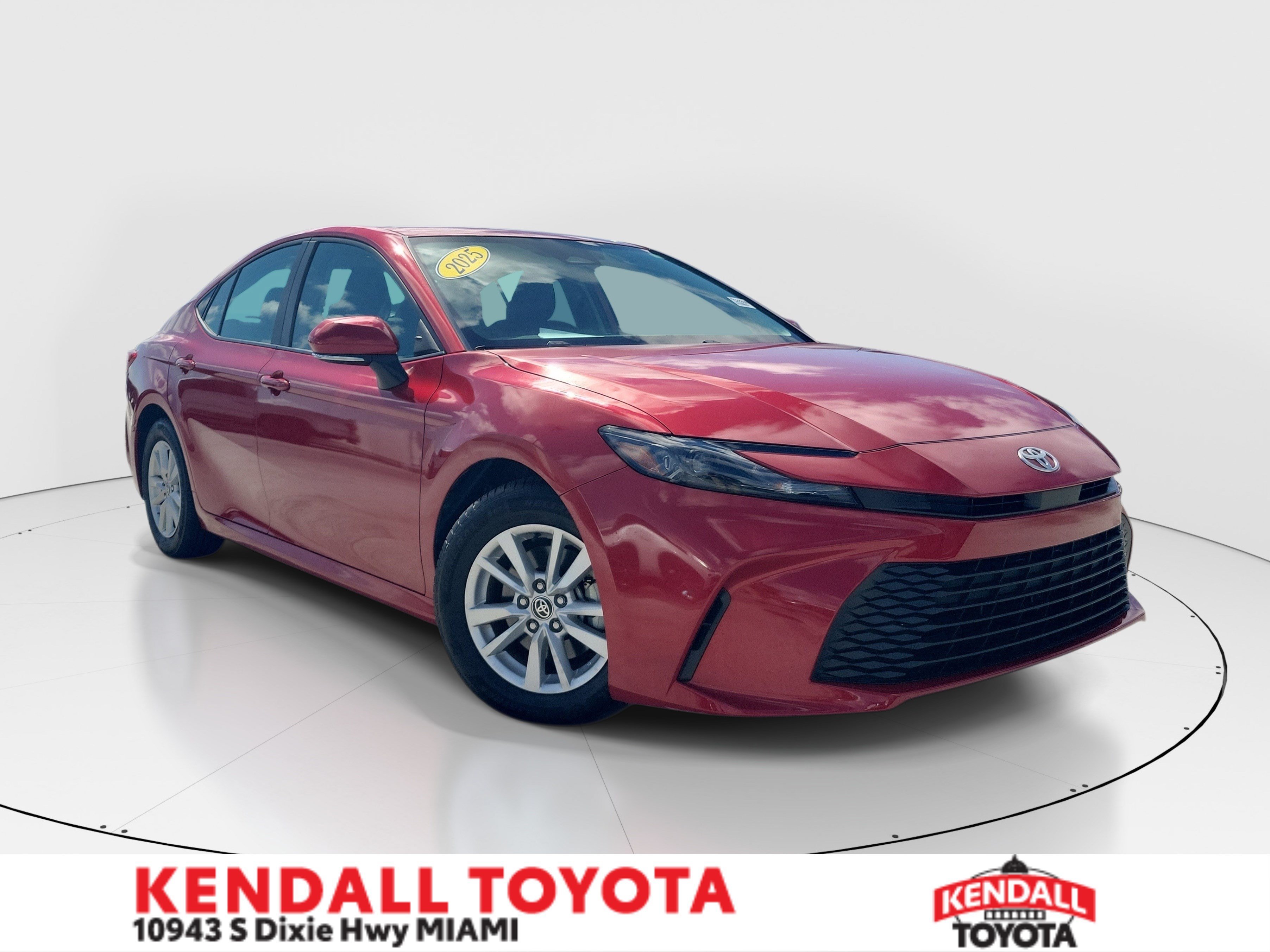 Used 2025 Red Toyota LE image 1