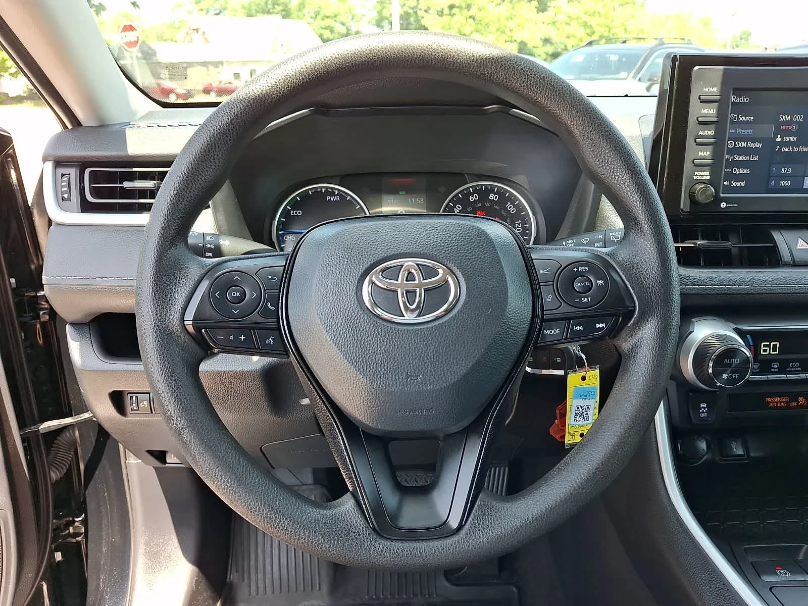 Certified Used 2021 Midnight Black Metallic Toyota Hybrid LE image 23