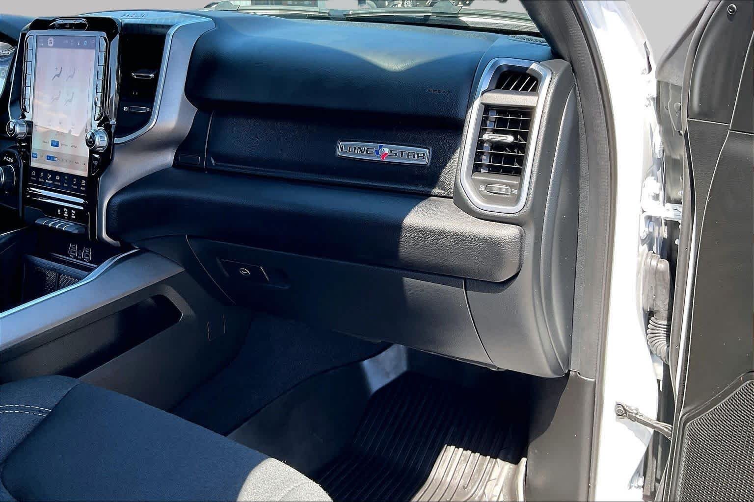 Used 2025 Bright White Clearcoat Ram Lone Star image 18