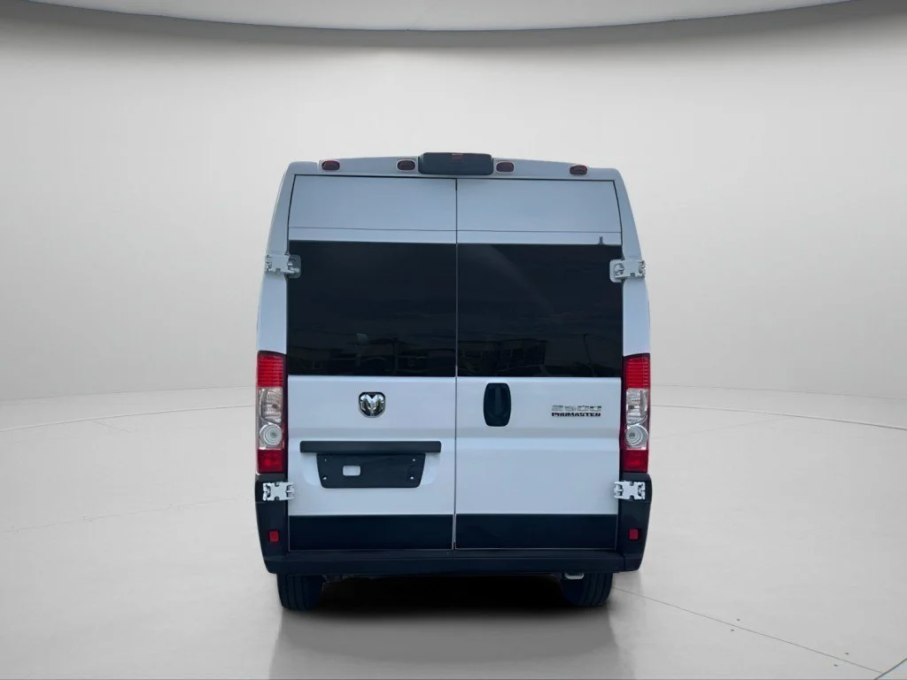 Used 2025 Bright White Clearcoat Ram High Roof image 9