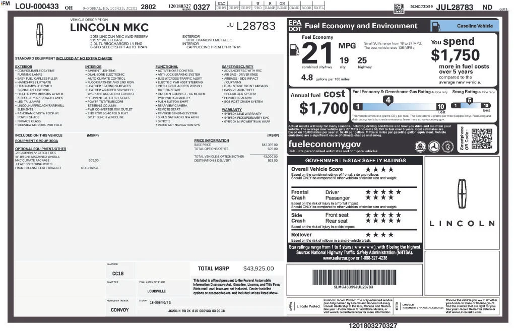 Used 2018 Diamond Lincoln Reserve image 37