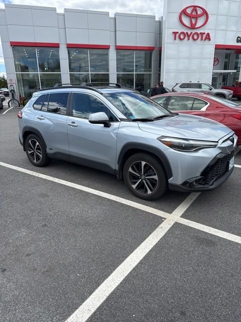 Used 2024 Silver Toyota Hybrid XSE image 2