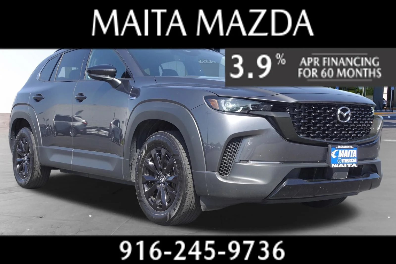 Certified Used 2025 Machine Gray Metallic Mazda Premium image 1