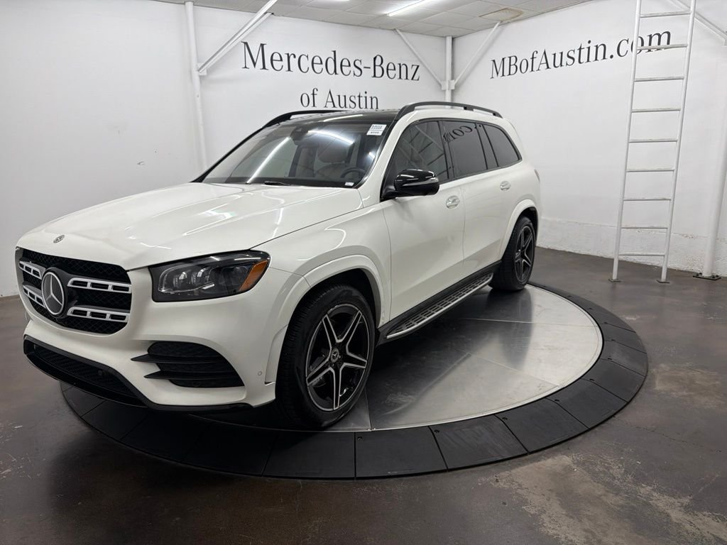 Used 2021 White Mercedes-Benz GLS 580 image 3