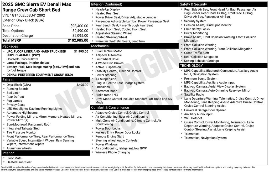 Used 2025 Black GMC Denali image 25