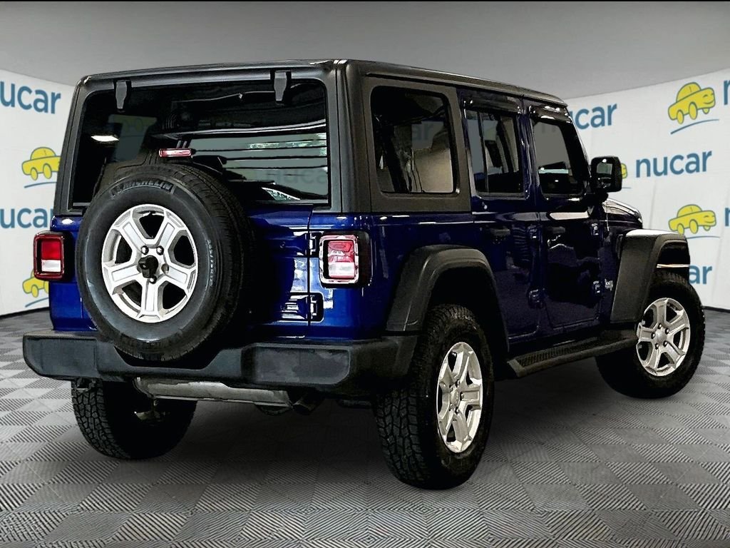 Used 2019 Blue Jeep Unlimited Sport S image 6