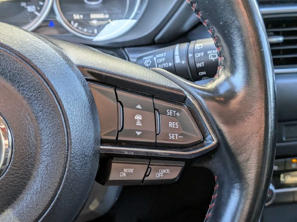 Used 2021 Polymetal Gray Metallic Mazda Carbon Edition image 22