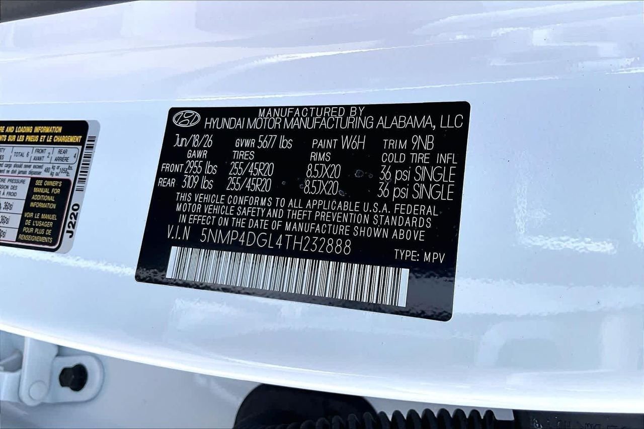 New 2026 Serenity White Hyundai Limited 6P image 21
