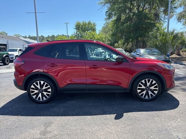 Certified Used 2020 Red Metallic Ford SE Sport image 3