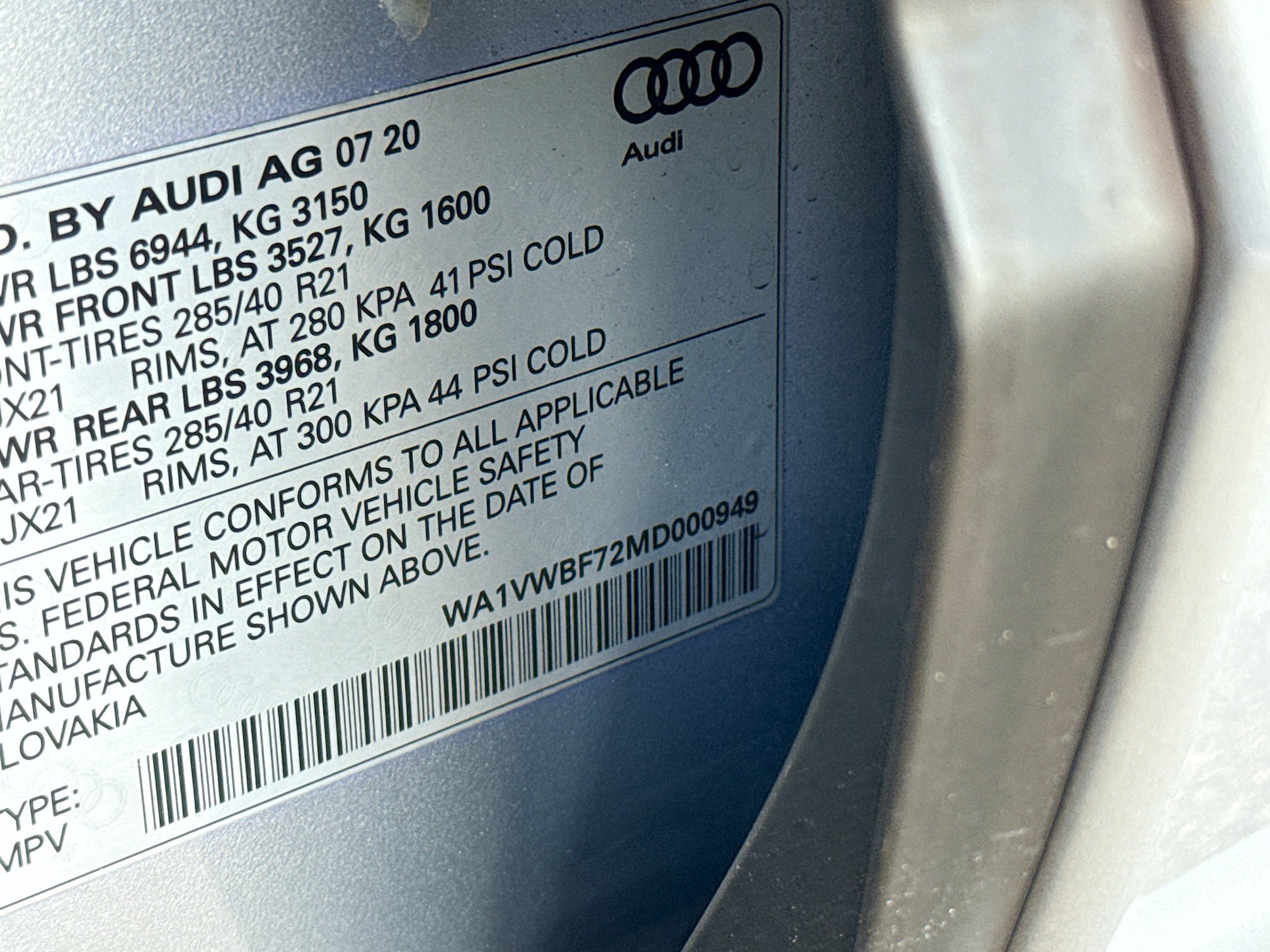 Used 2021 Silver Audi Prestige image 47