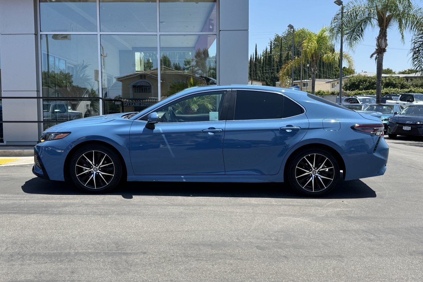 Certified Used 2024 Blue Toyota SE image 9