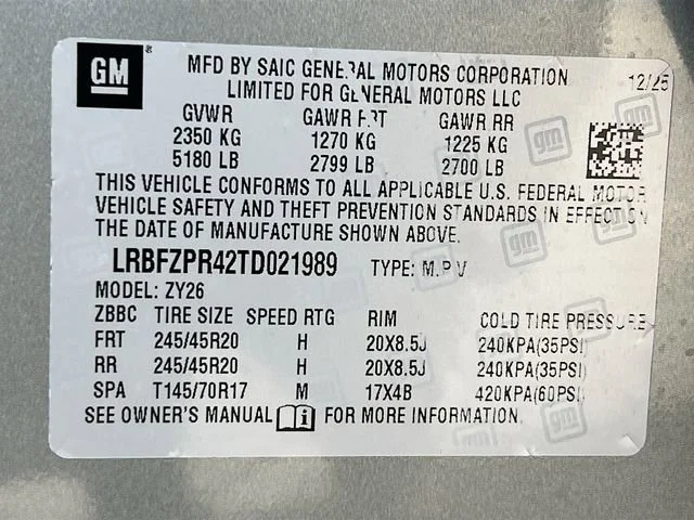 New 2026 Moonstone Gray Metallic Buick Sport Touring image 20