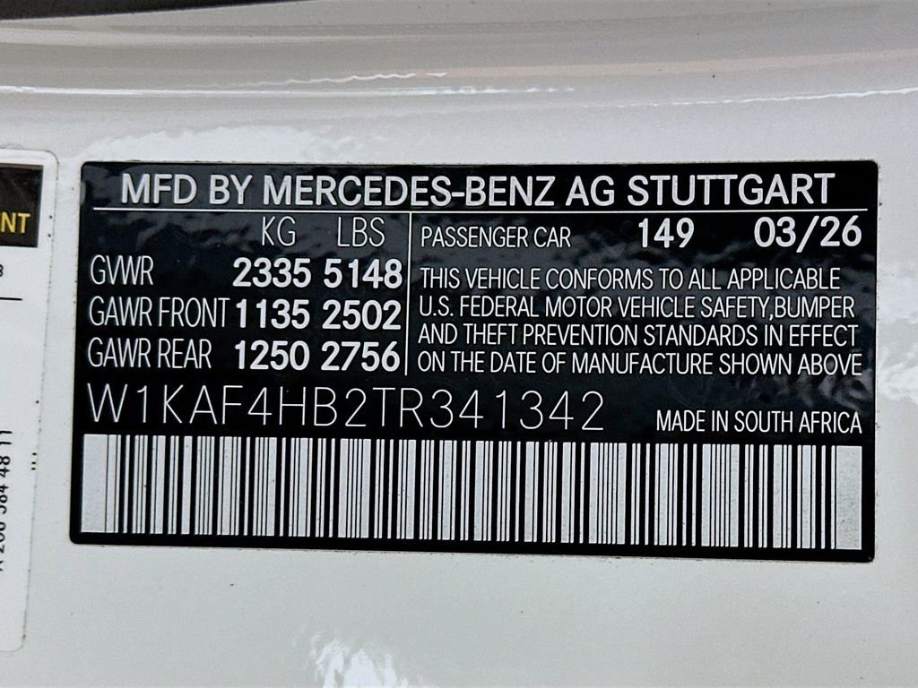 New 2026 Polar White Mercedes-Benz C 300 image 66
