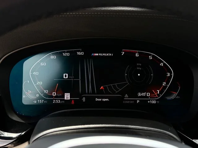 Used 2023 Black BMW M550i xDrive image 14