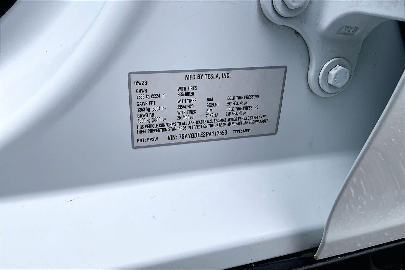 Used 2023 Pearl White Multi-Coat Tesla Long Range image 31