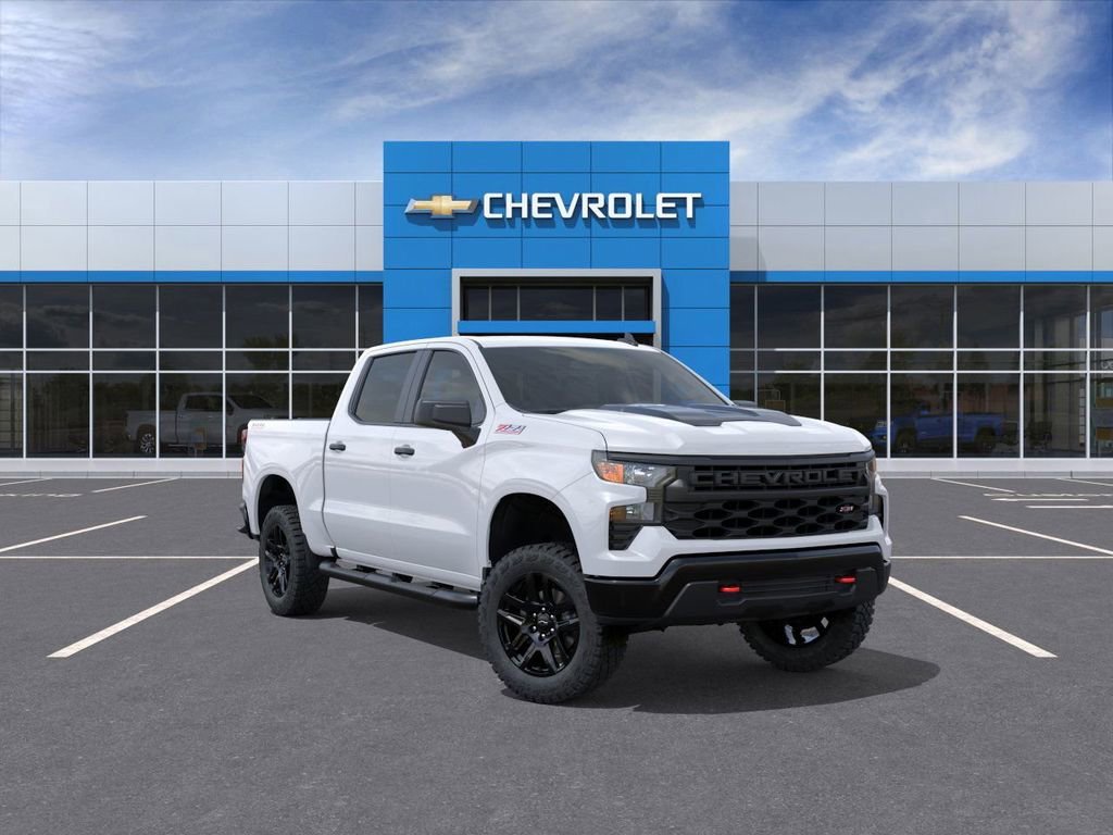 New 2026 Chevrolet Silverado 1500 Custom Trail Boss 4D Crew Cab