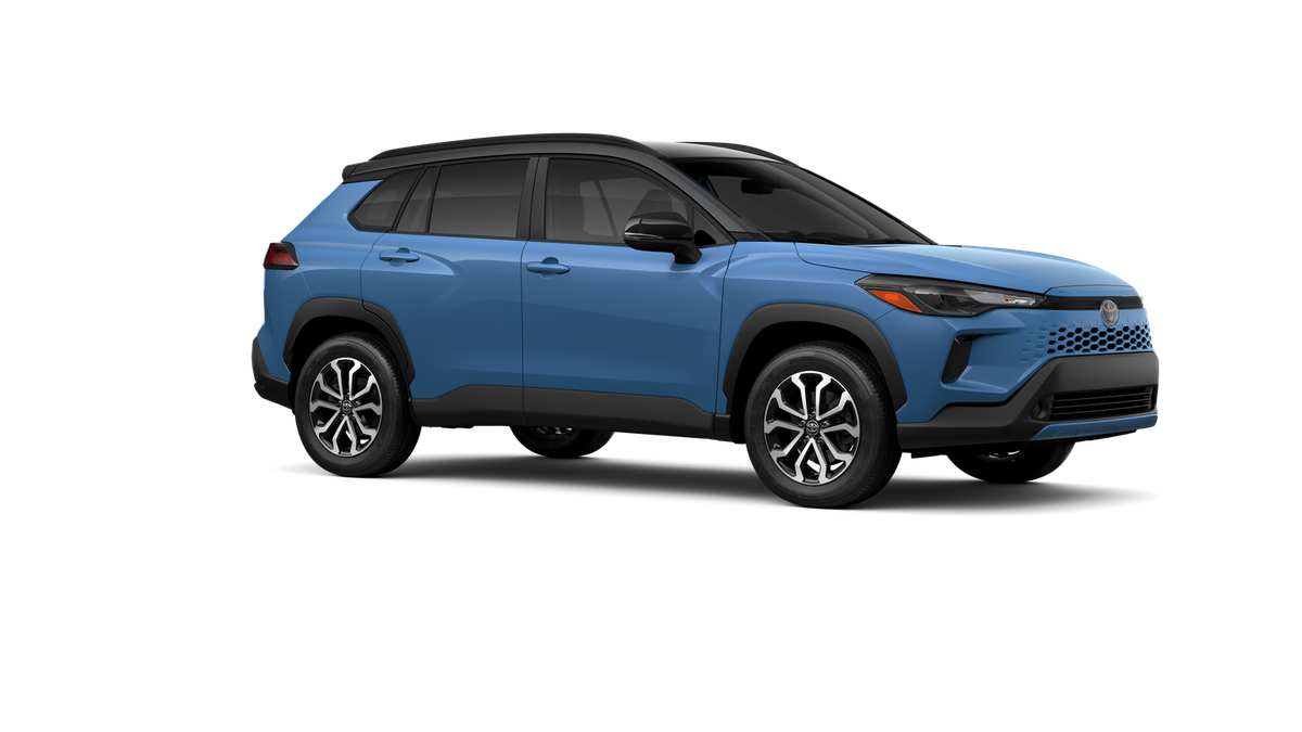 New 2026 Cavalry Blue with Jet Black roof Toyota Hybrid SE image 15