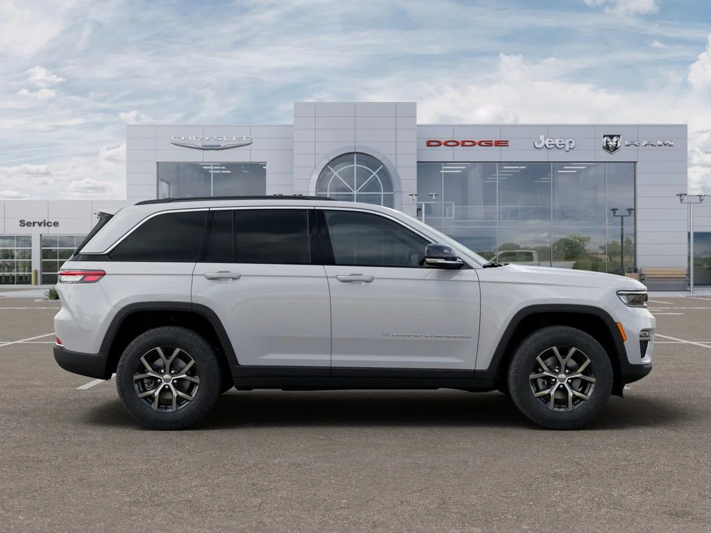 New 2025 Bright White Clear-Coat Exterior Paint Jeep Limited image 22