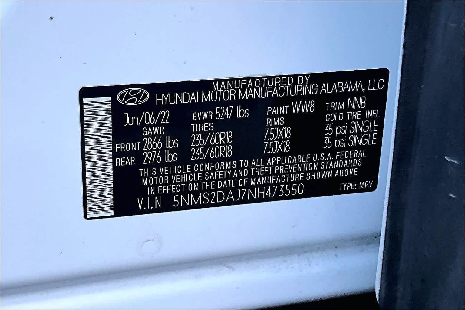 Used 2022 Quartz White Hyundai SEL image 34
