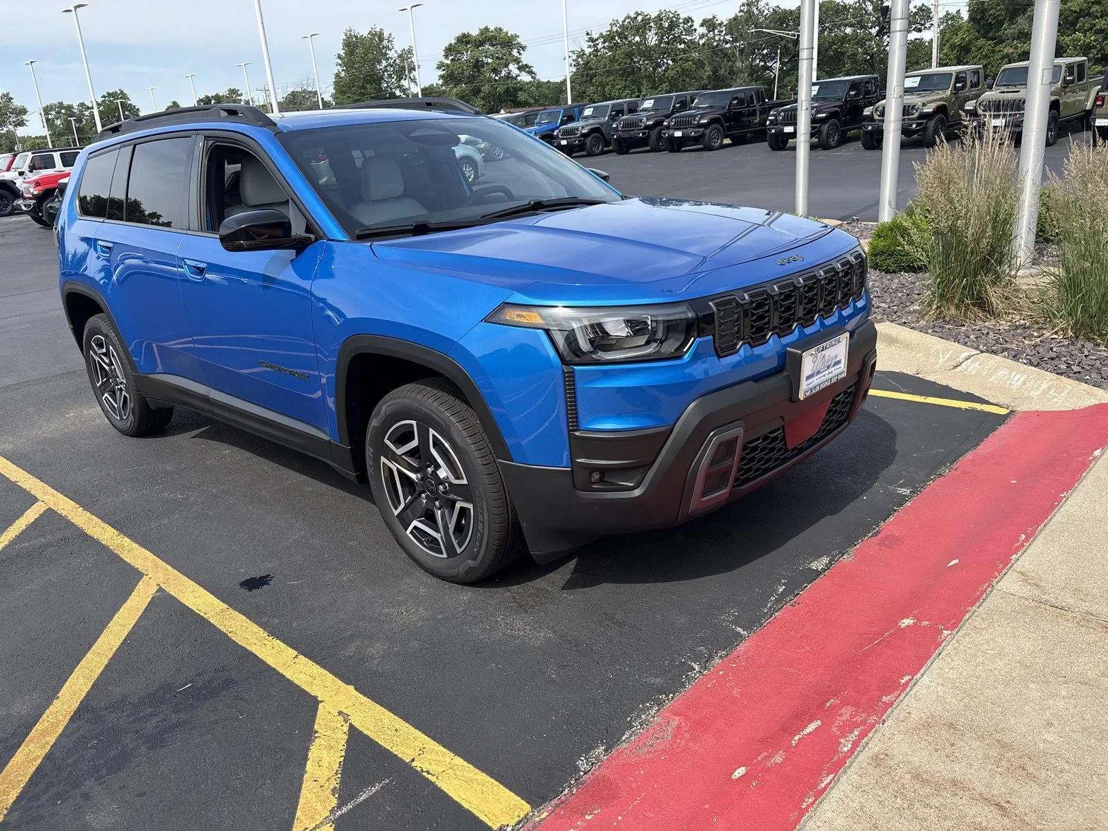 New 2026 Hydro Blue Pearlcoat Jeep Limited image 3
