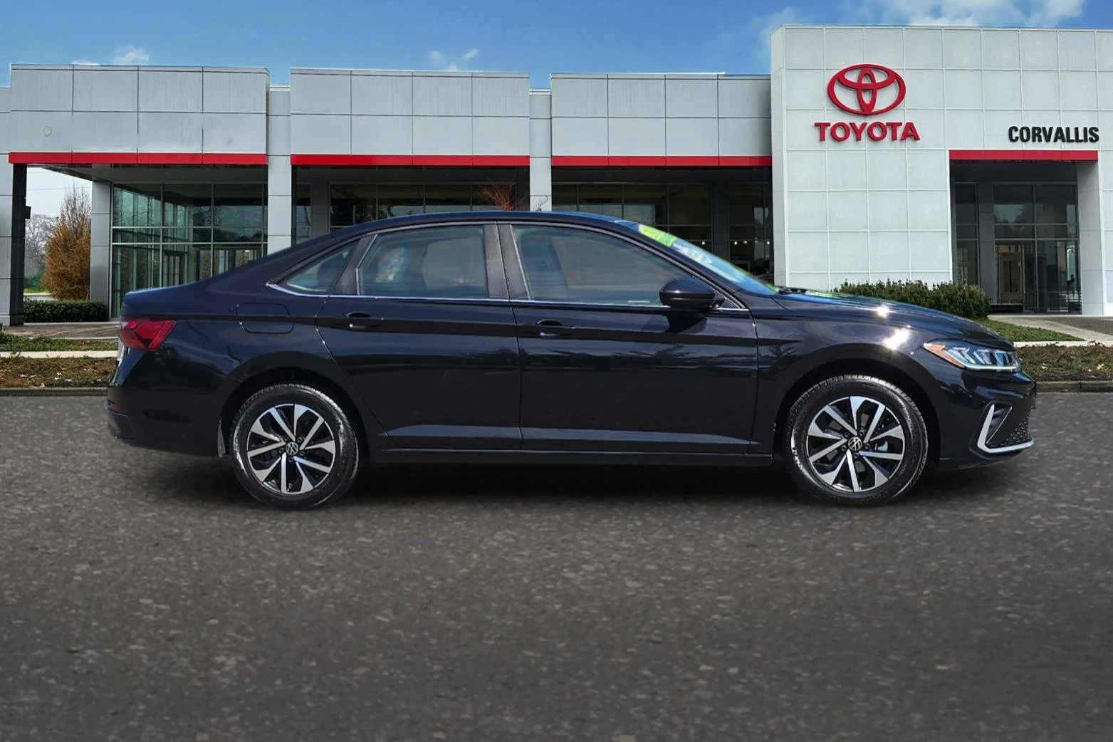Used 2025 Deep Black Pearl Volkswagen S image 3