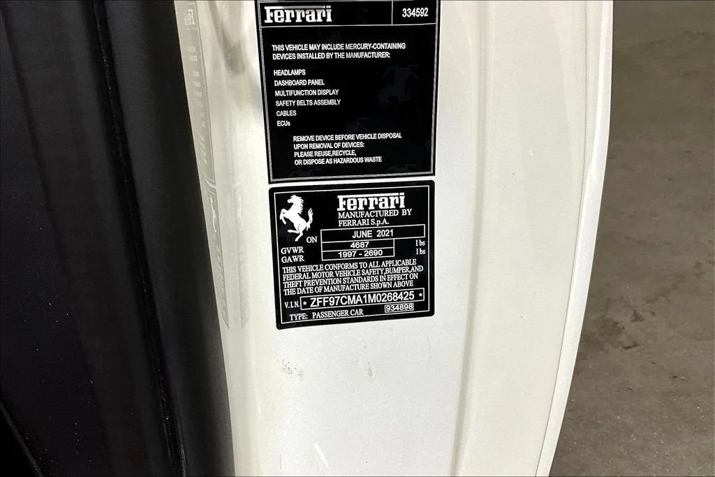 Used 2021 Bianco Italia Ferrari  image 17