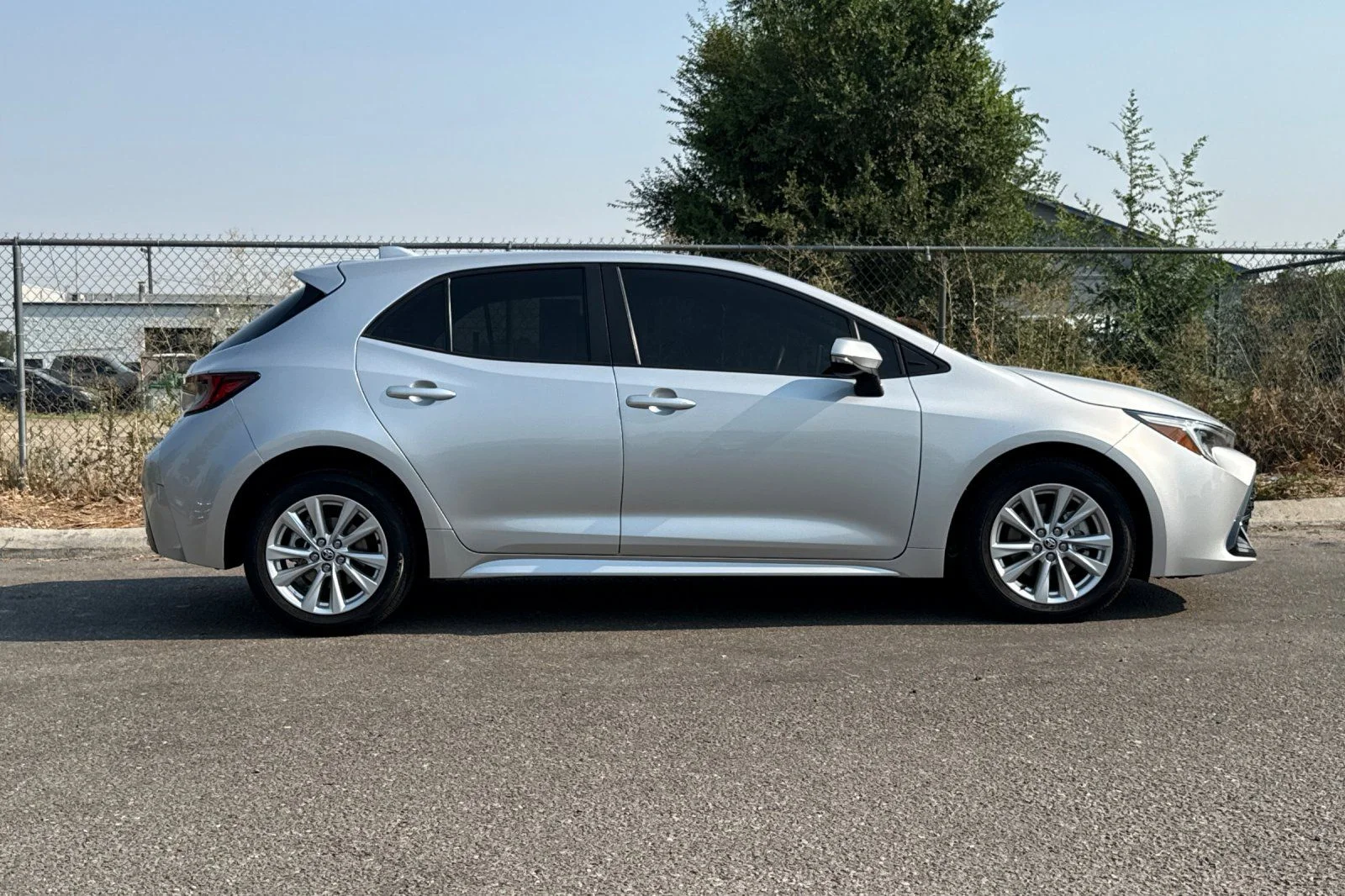 Used 2024 Silver Toyota SE image 2