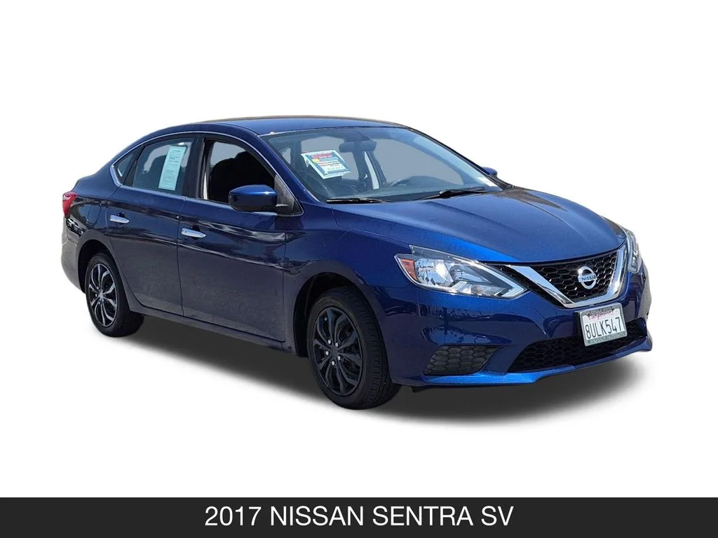 Used 2017 Blue Nissan SV image 2