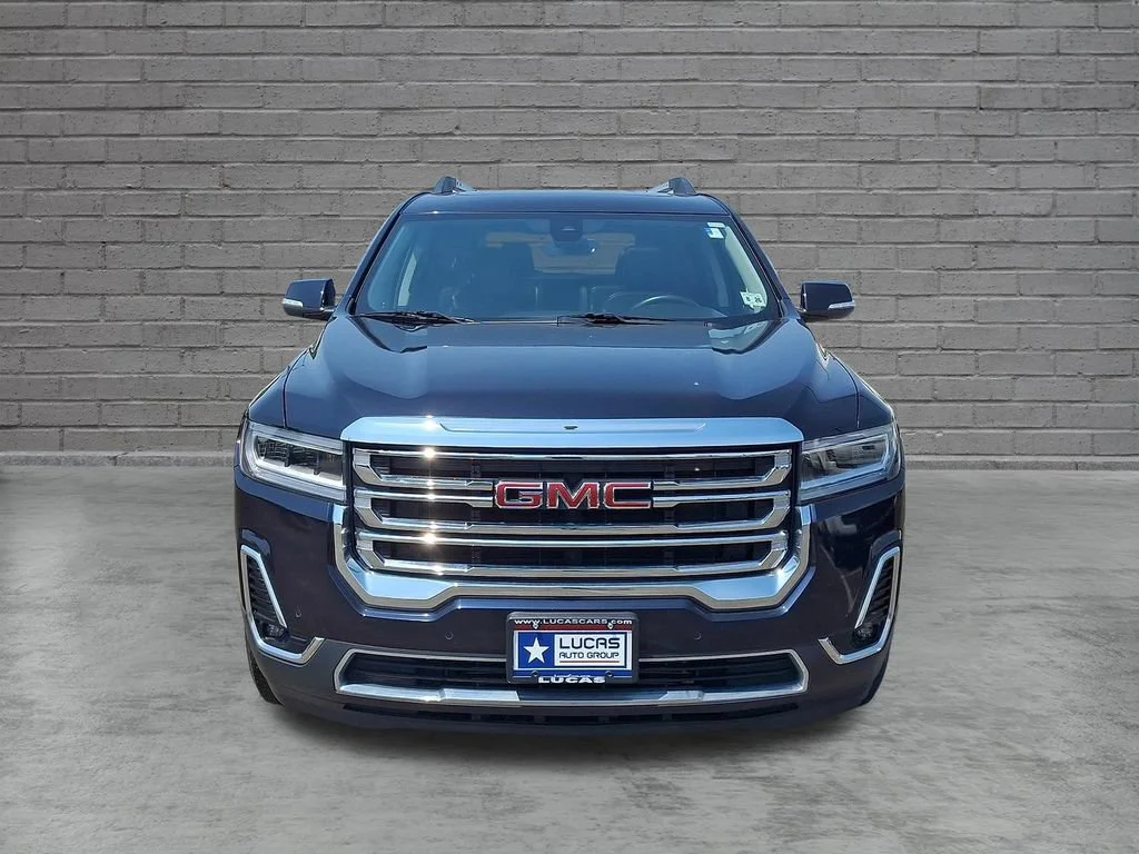 Used 2021 MIDNIGHT BLUE METALLIC GMC SLT image 4