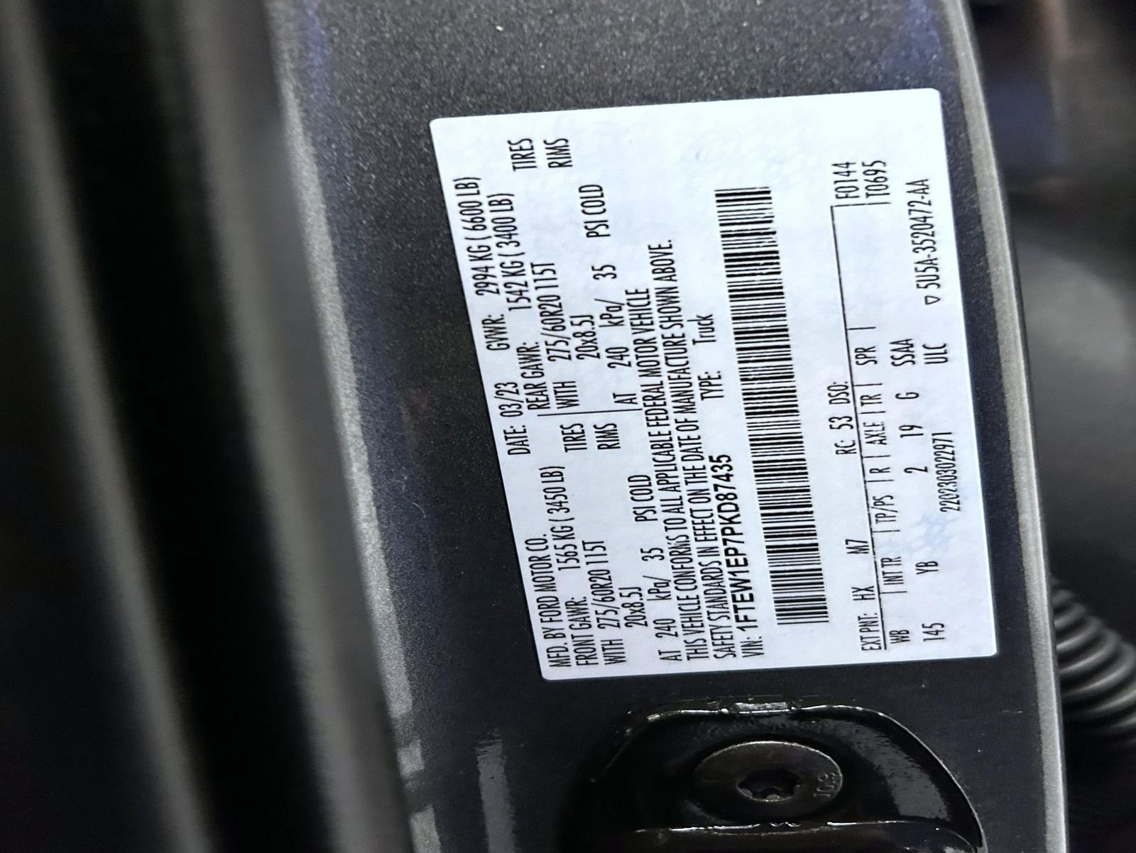 Used 2023 Blue Ford XLT image 24