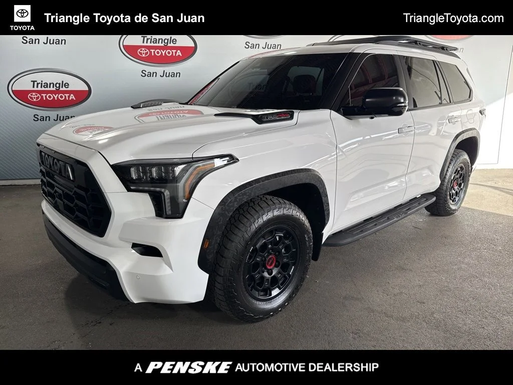 ARBOR SEQUOIA ビンディング MEDIUM ホワイト Pre-Owned 2025 Toyota Sequoia TRD Pro 4D Sport Utility in San Juan