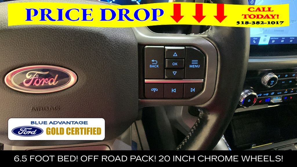 Certified Used 2022 Blue Metallic Ford Lariat image 36