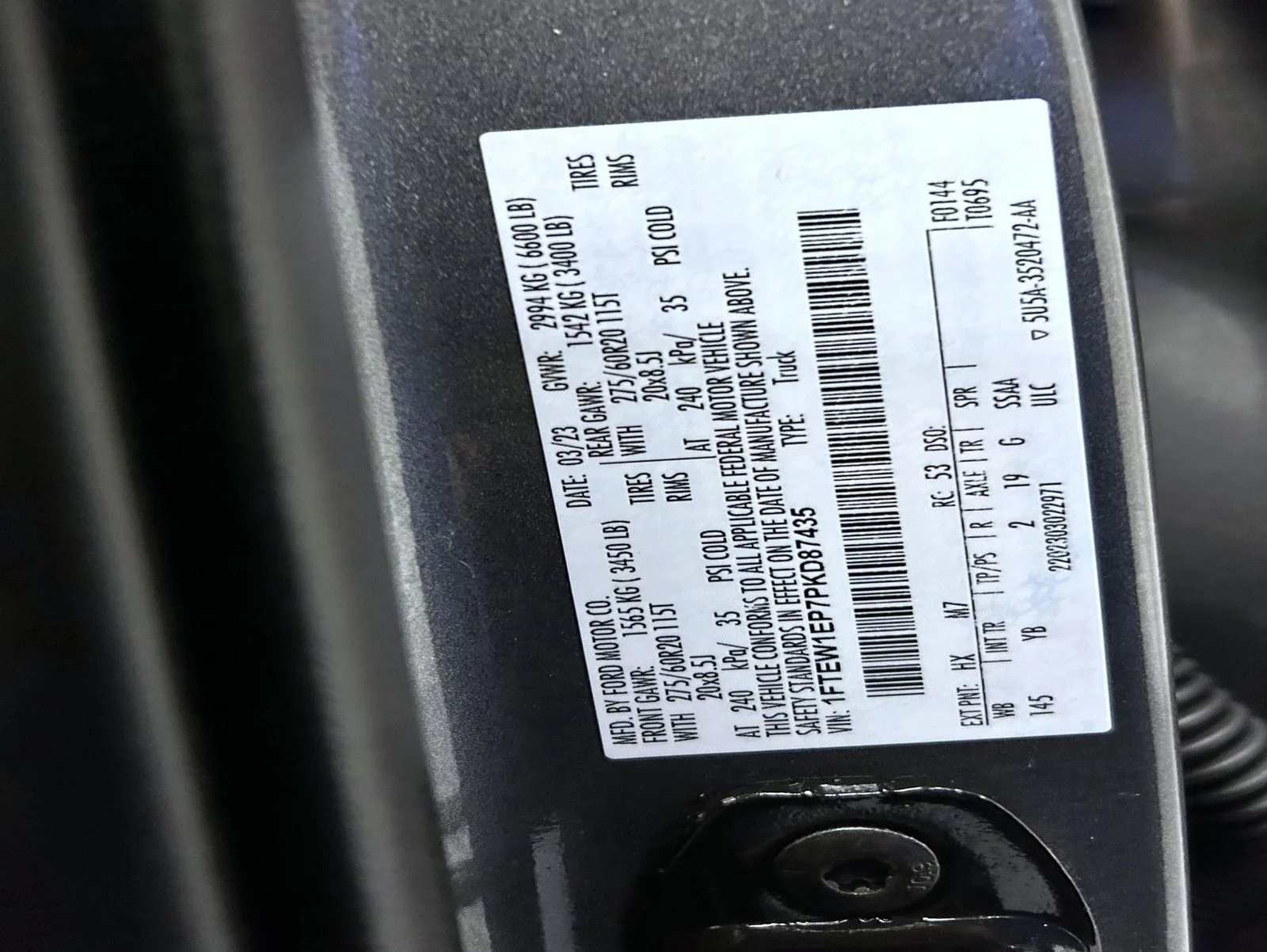 Used 2023 Blue Ford XLT image 24