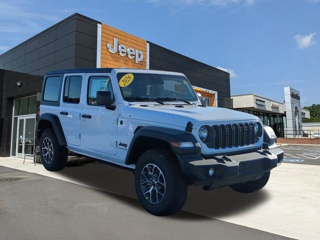 New 2026 Bright White Clear-Coat Exterior Paint Jeep Sport S image 2