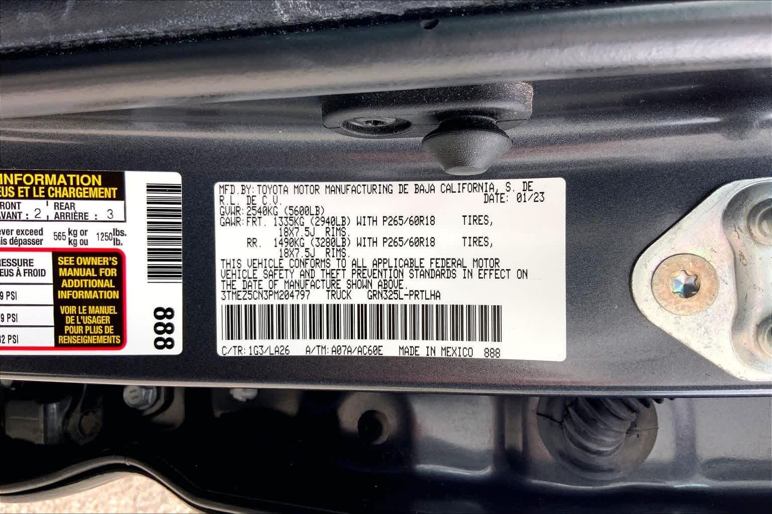 Used 2023 Magnetic Gray Metallic Toyota Limited image 36