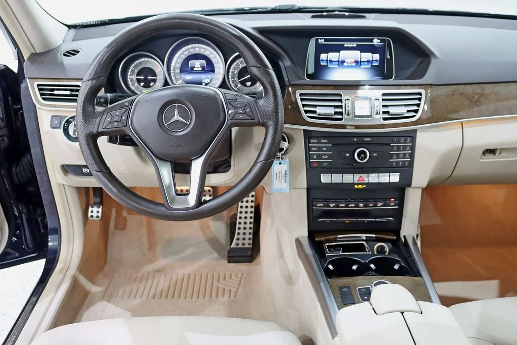 Used 2016 Blue Mercedes-Benz E 350 image 12