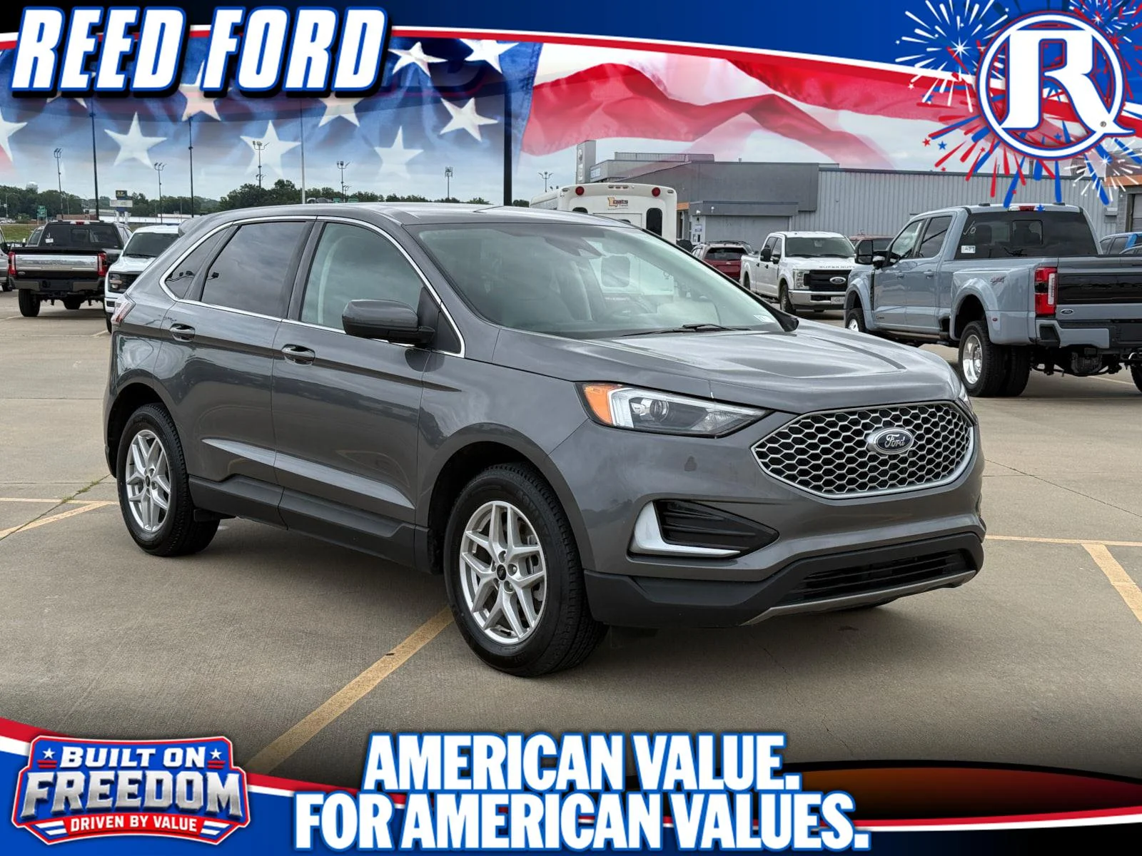 Certified Used 2024 Carbonized Gray Ford SEL image 1