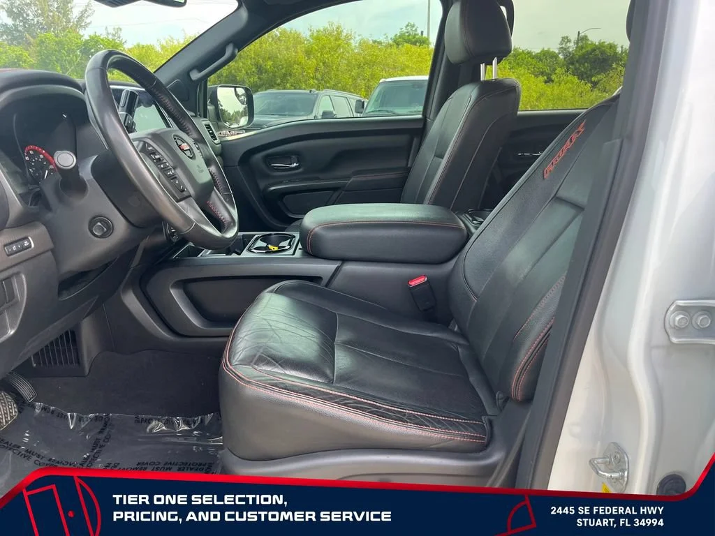 Used 2021 White Nissan Crew Cab PRO-4X 4x4 image 9