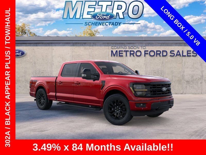 New 2026 Ruby Red Metallic Tinted Clearcoat Ford XLT image 1