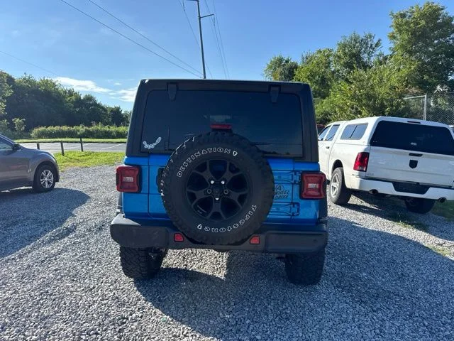 Used 2022 Blue Jeep Unlimited Willys image 6