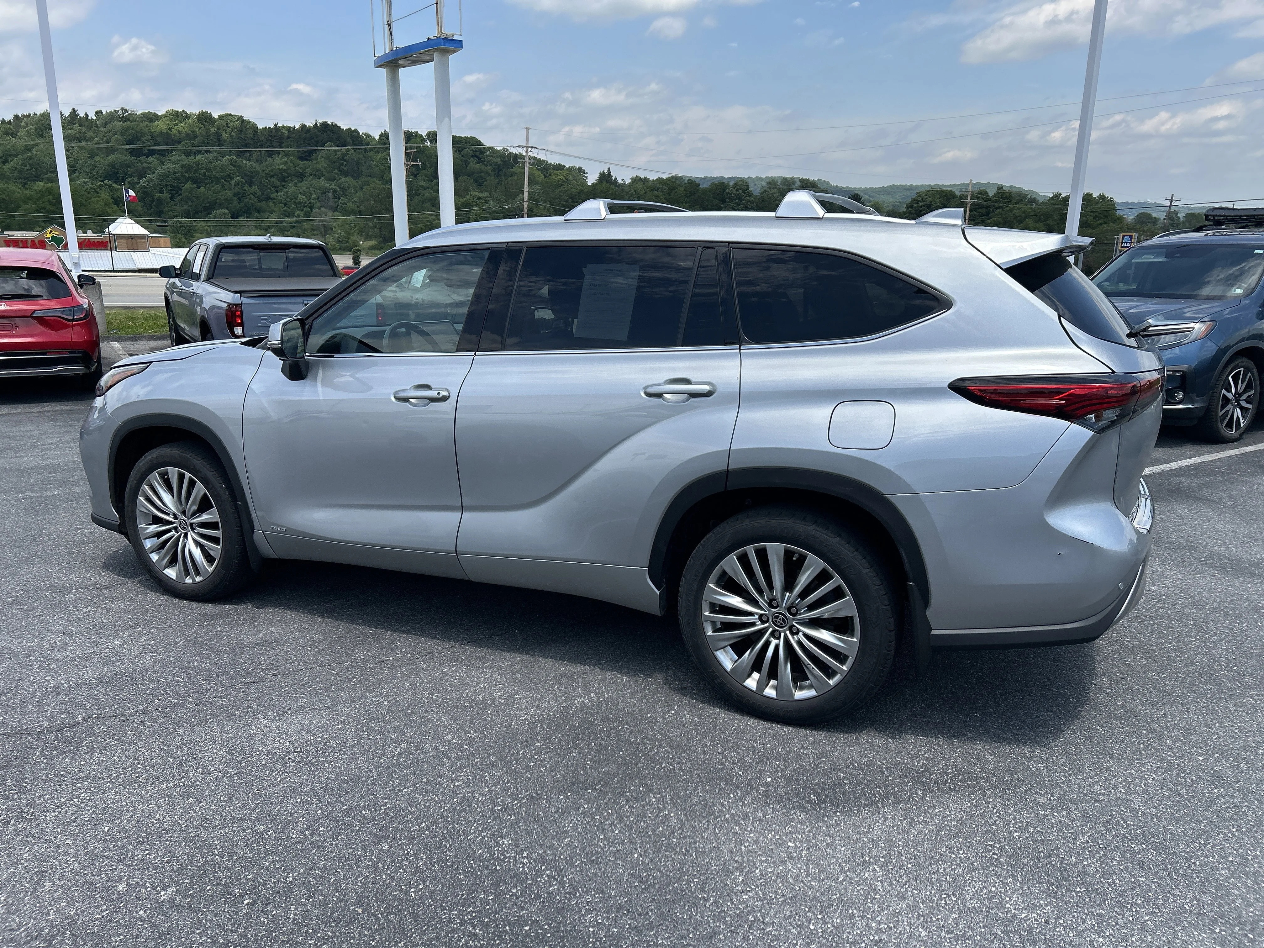 Used 2023 Celestial Silver Metallic Toyota Hybrid Platinum image 7