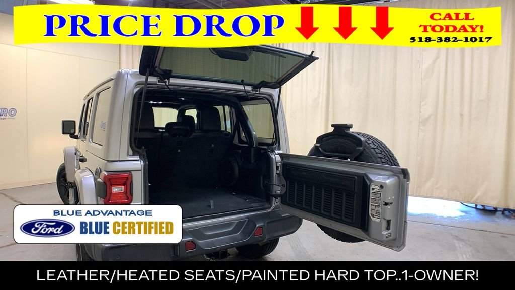 Certified Used 2021 Billet Silver Metallic Jeep Unlimited Sahara Altitude image 17