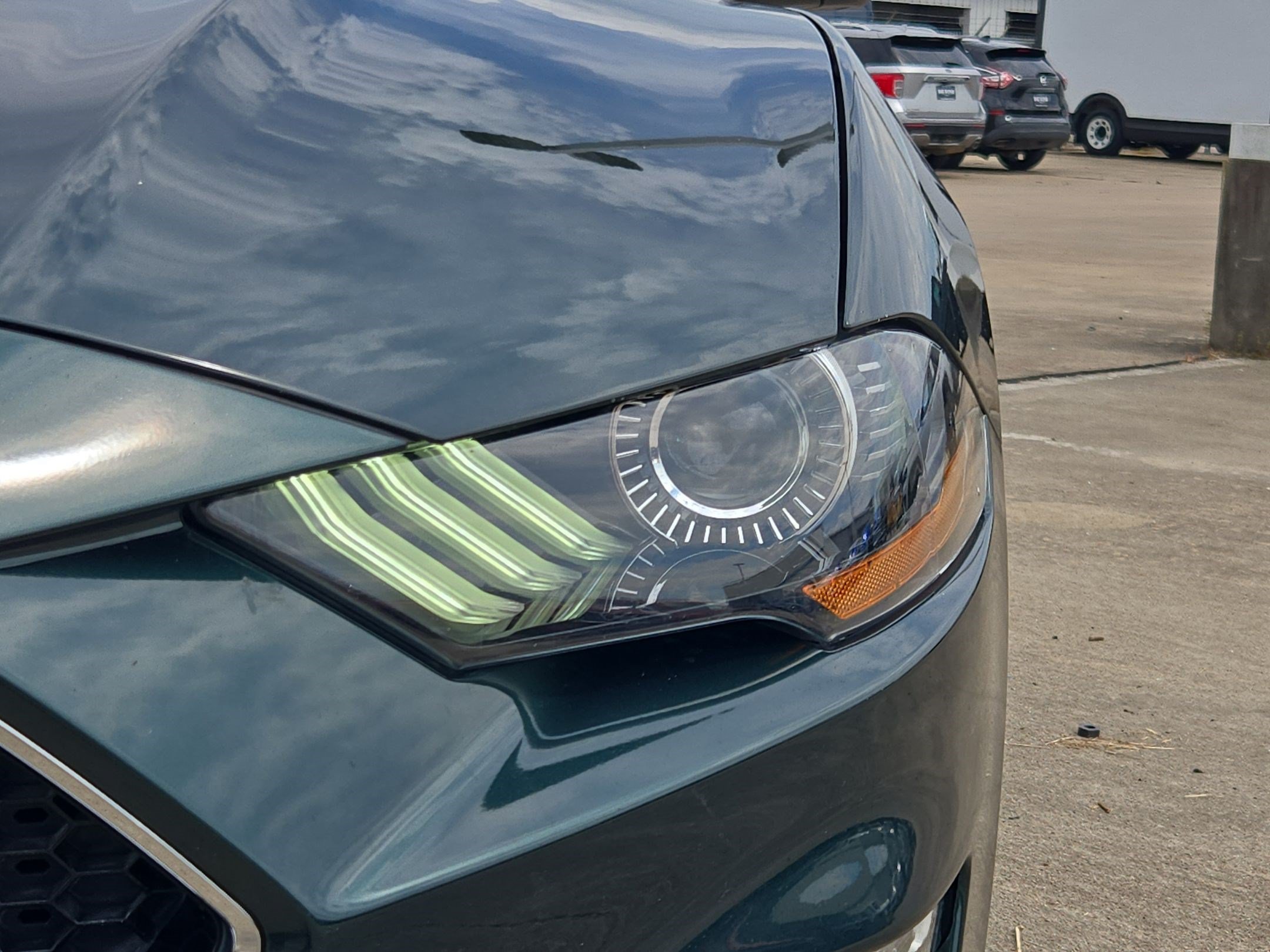 Used 2019 Dark Highland Green Metallic Ford Bullitt image 8