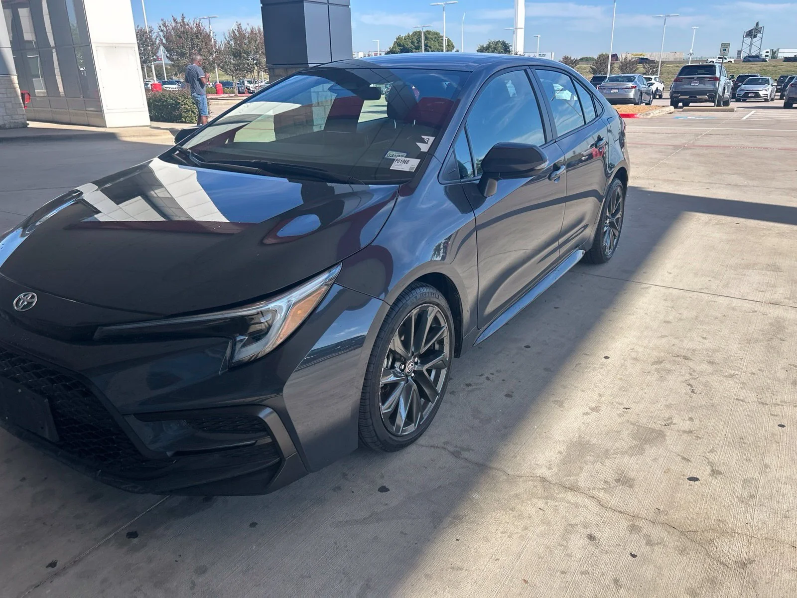 Used 2025 Gray Toyota SE image 1