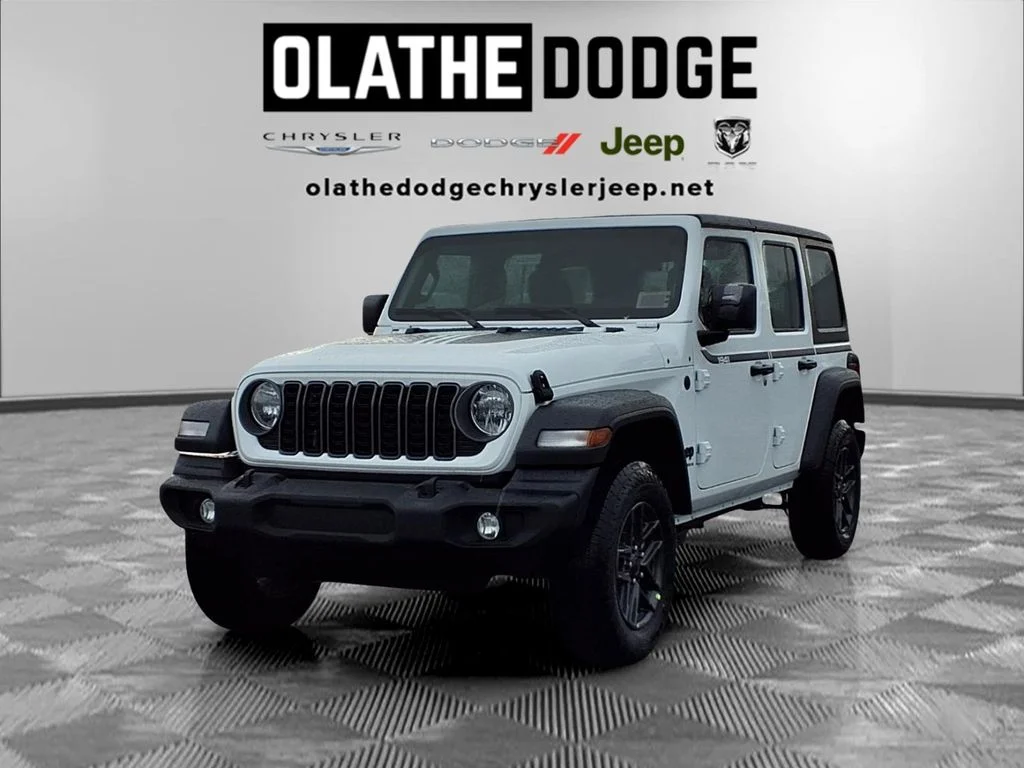 New 2026 Bright White Clear-Coat Exterior Paint Jeep Sport image 1